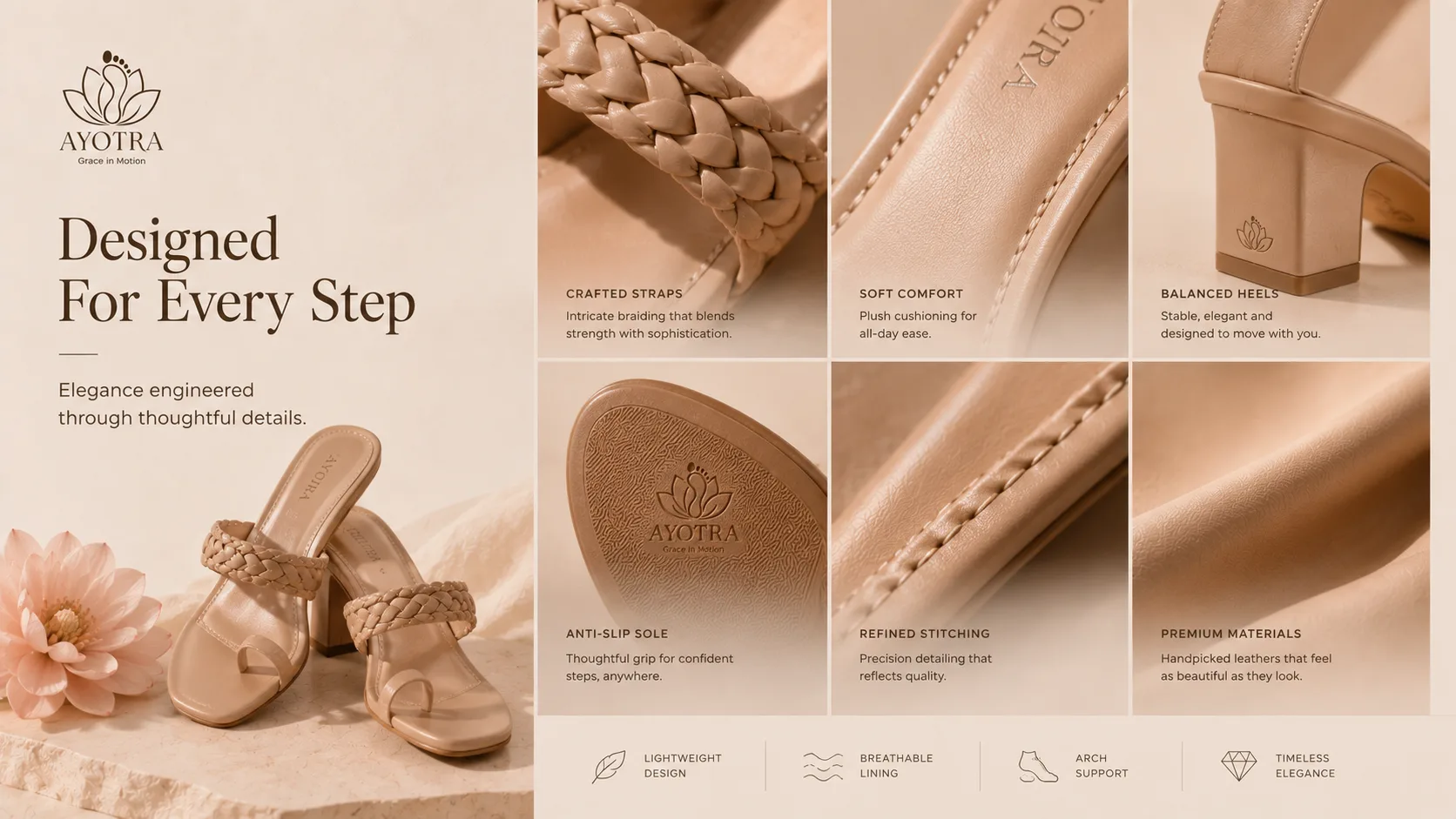 Ayotra — Logo and Branding packaging & visual design mockup 11 by Raghav Chopra